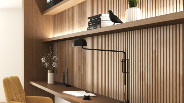 Panneaux acoustiques pour un bureau