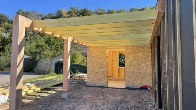 extension et carport en Corrèze