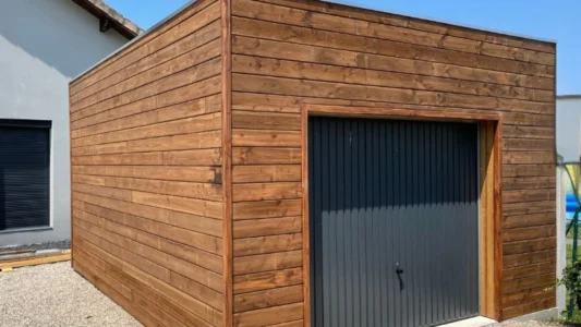 Garage ossature bois à Bergerac