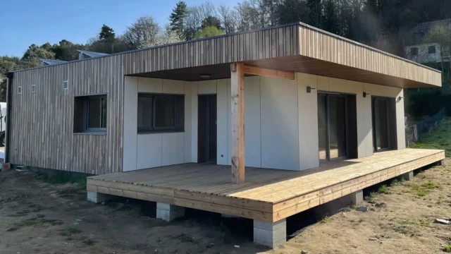 Maison passive ossature bois 80m² en Corrèze